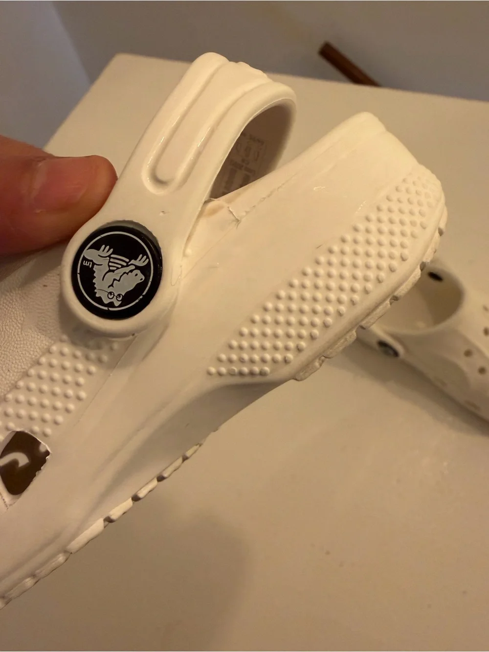 Crocs Classic White Kids Clogs Size C8
